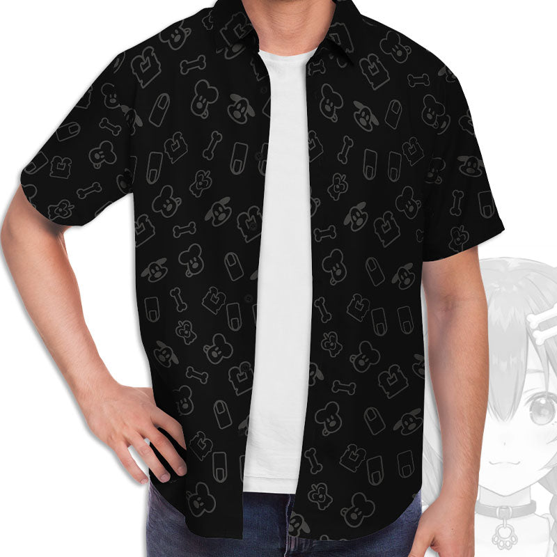 Hololive - Korone Patterned Themed Dress Shirt