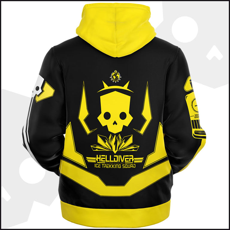 Helldivers 2 - Ice Trekking Squad Micro Fleece Hoodie