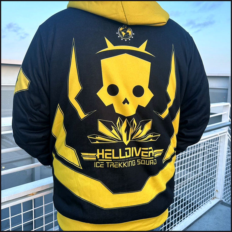 Helldivers 2 - Ice Trekking Squad Micro Fleece Hoodie