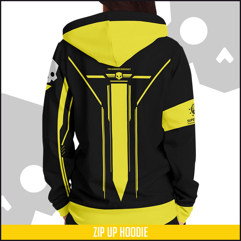 Helldivers 2 - For Liberty! Zip Up Hoodie