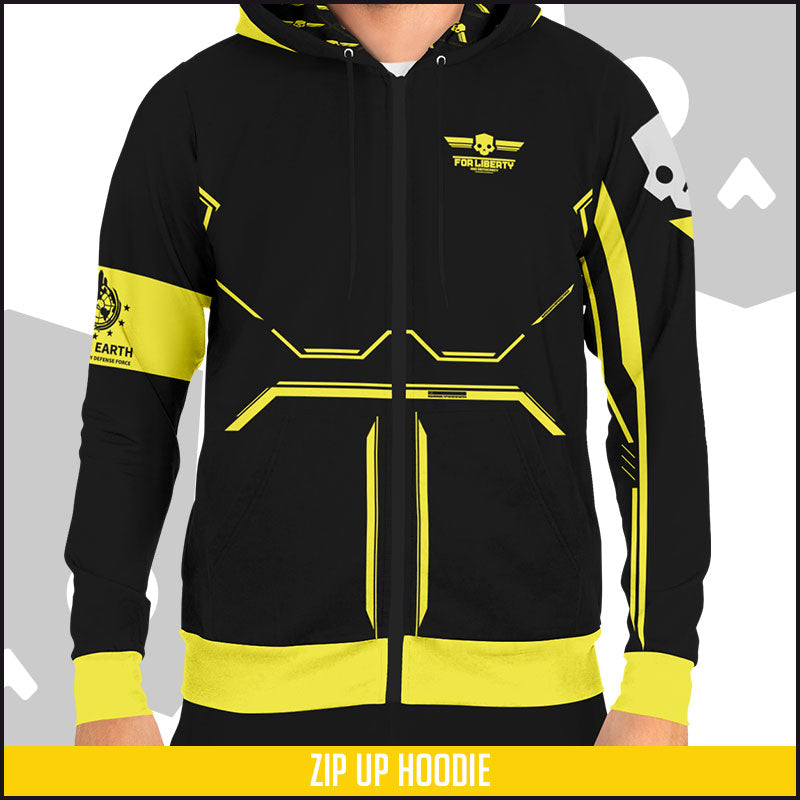 Helldivers 2 - For Liberty! Zip Up Hoodie