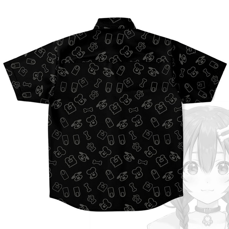Hololive - Korone Patterned Themed Dress Shirt