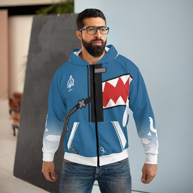 Hololive EN - Gawr Gura Apex Predator Holomyth Zip Up Hoodie