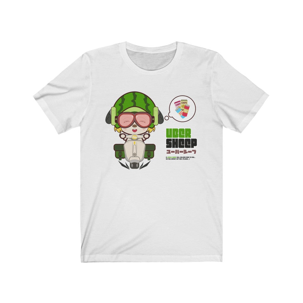 Hololive - Tsunomaki Watame : Uber Sheep Logo T-Shirt "Please don't eat her..."