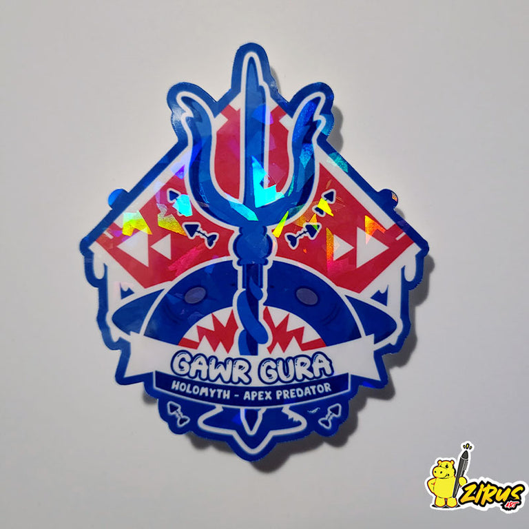 Hololive EN - Holographic Stickers Set of 6