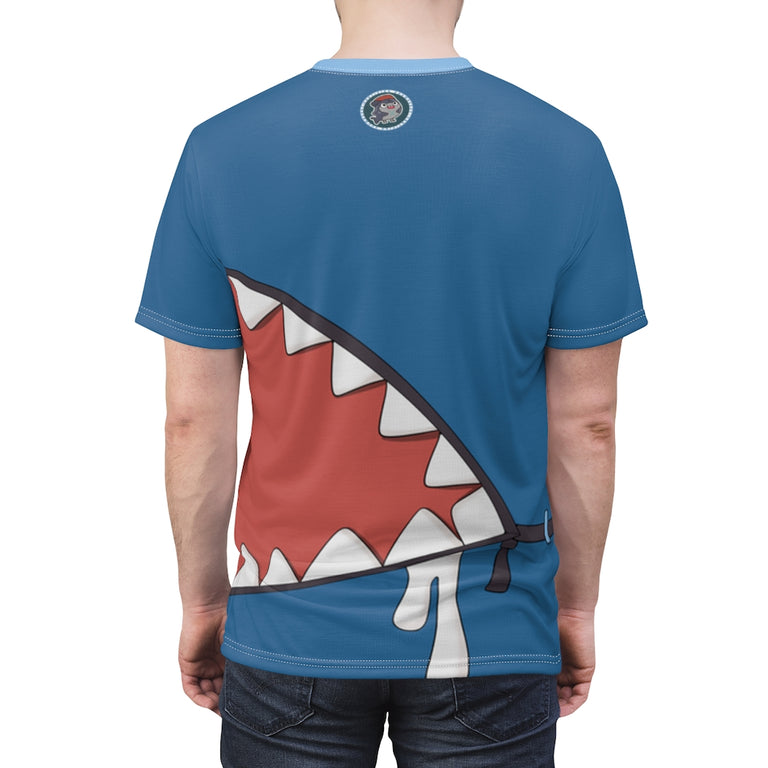 Hololive EN - Polyester Cosplay Gwar Gura Theme Shirt