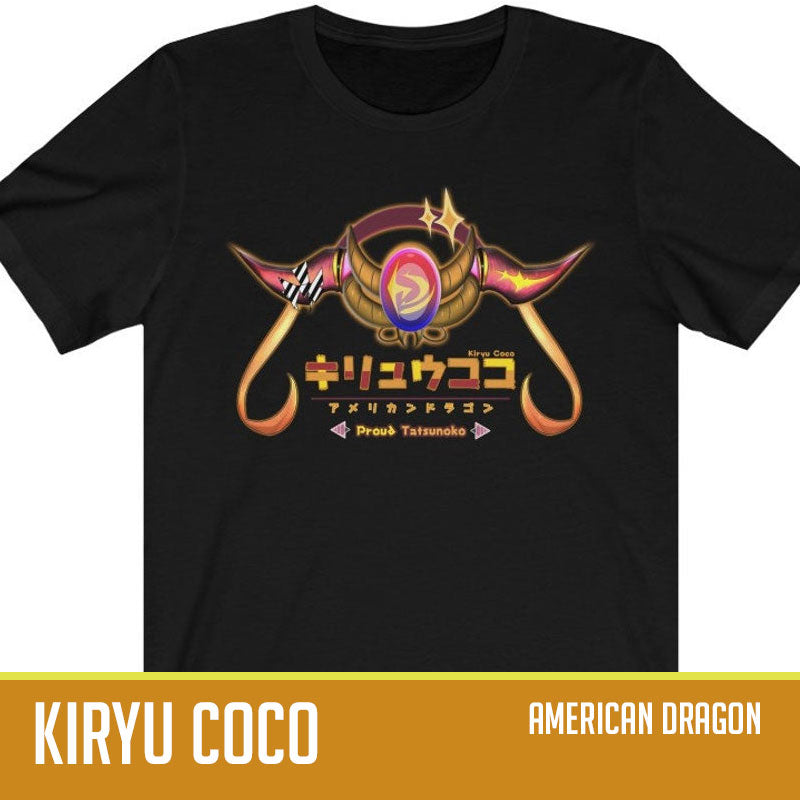 Hololive Kiryu Coco American Dragon - Proud Tatsunoko T-Shirt