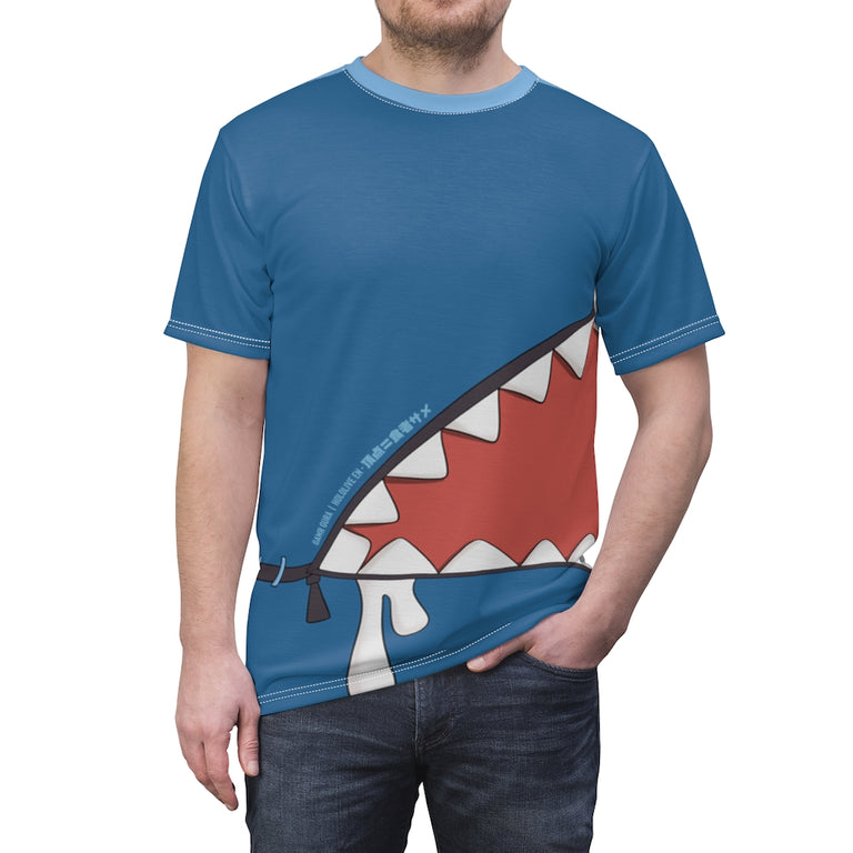 Hololive EN - Polyester Cosplay Gwar Gura Theme Shirt