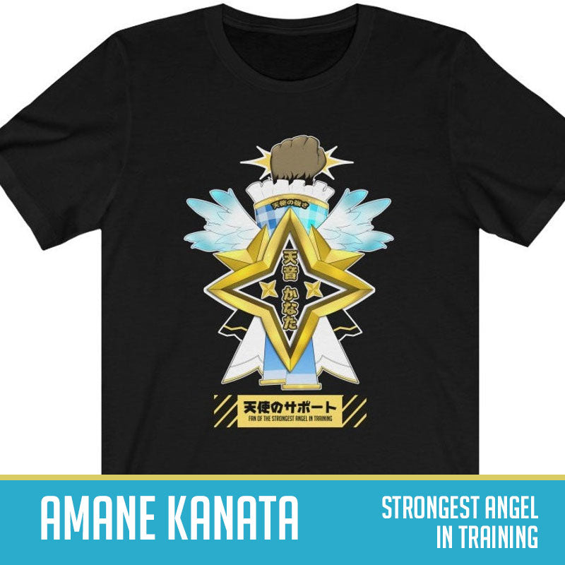 Hololive | Amane Kanata Inspired Emblem T-Shirt - Stronger Angel
