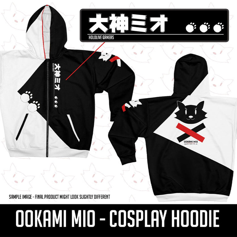Hololive - Ookami Mio Hoodie - Cosplay