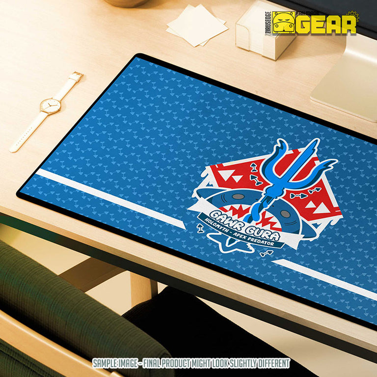 Mouse Pad/Gaming Mouse Pad | Hololive EN Gwar Gura Apex Predator Emblem