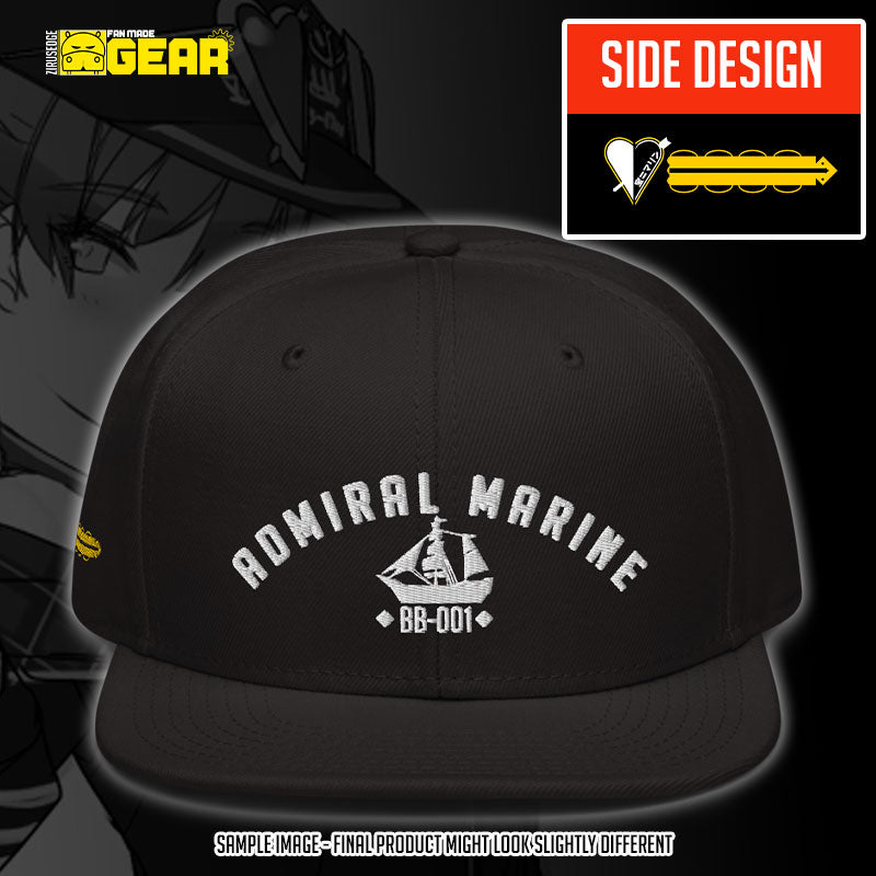 Hololive - Houshou Marine |  "Admiral Marine" Snapback Hat